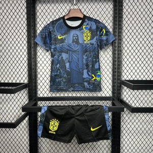 Camiseta Brasil Primera Equipación Niños 2024-2025