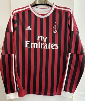 Camiseta AC Milan Primera Equipación Mangas Largas 2011/12