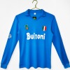 Maillot Naples Domicile 1987-1988 Manches Longues Rétro