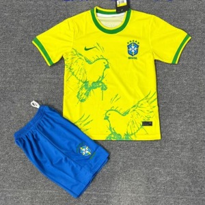 Camiseta Brasil 25/26 Niños Bird Yellow