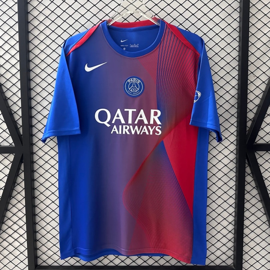 Maillot PSG 25/26 Spécial Bleu et Rouge