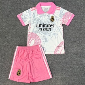 Camiseta Real Madrid 25/26 Niños Rosa Premium