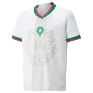 Camiseta Marruecos Segunda Equipación 2022 Mundial Blanco