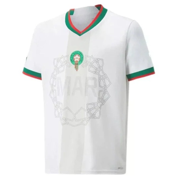 Camiseta Marruecos Segunda Equipación 2022 Mundial Blanco