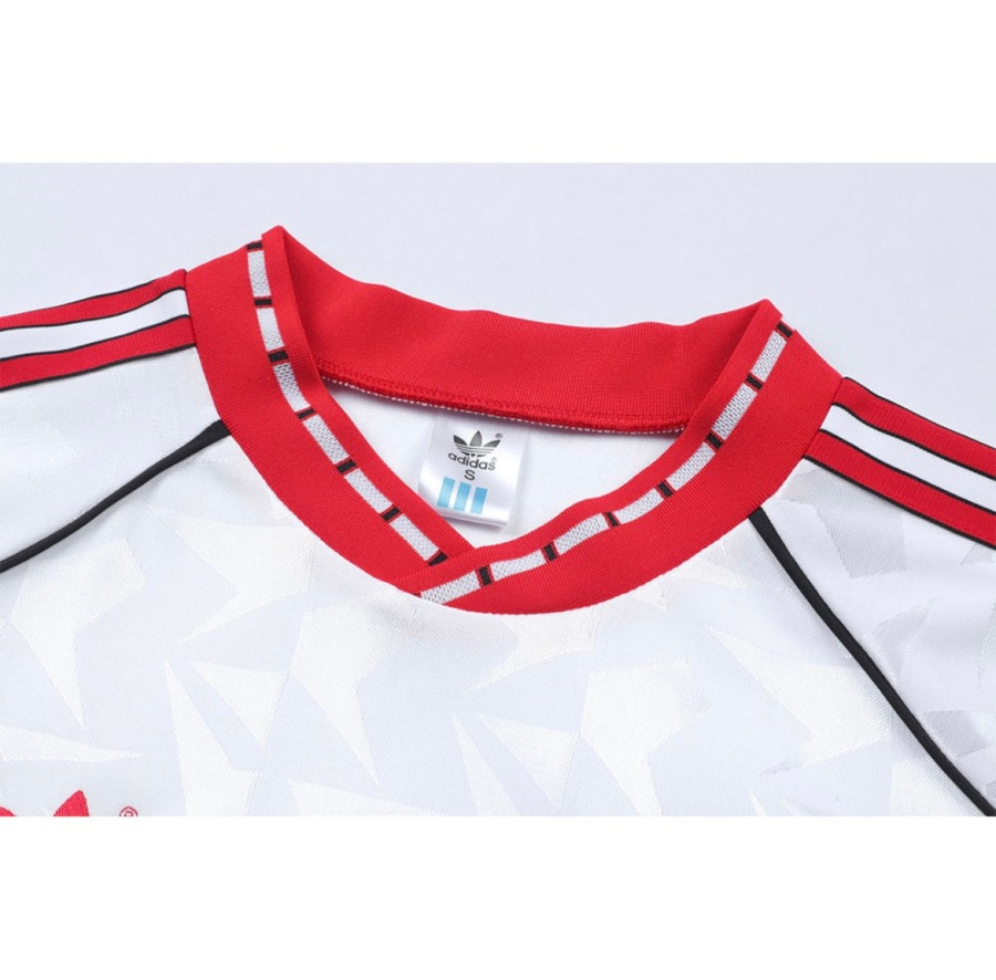 Camiseta Manchester United 1990/91 Segunda Equipación Mangas Largas
