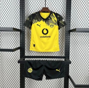 Camiseta BVB Dortmund Primera Equipación 2025/26 Niños
