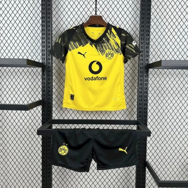 Camiseta BVB Dortmund Primera Equipación 2025/26 Niños