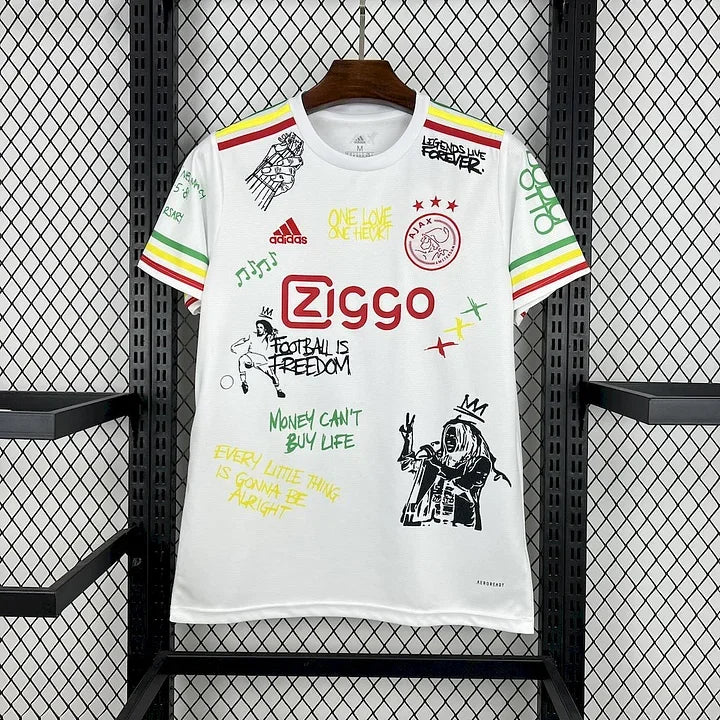 Camiseta Ajax Amsterdam Bob Marley 2025 2026