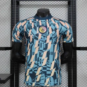 Camiseta Manchester City Azul Retro 2024-25