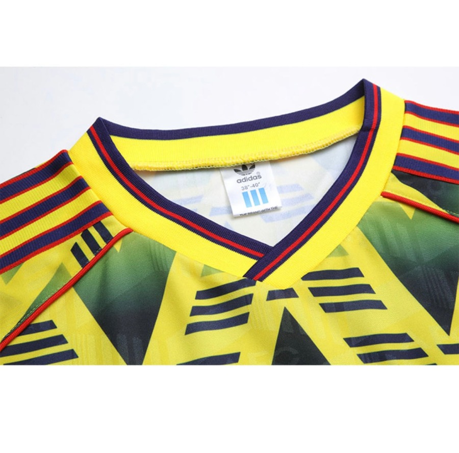 Camiseta Arsenal 1992/93 Segunda Equipación Manga Larga