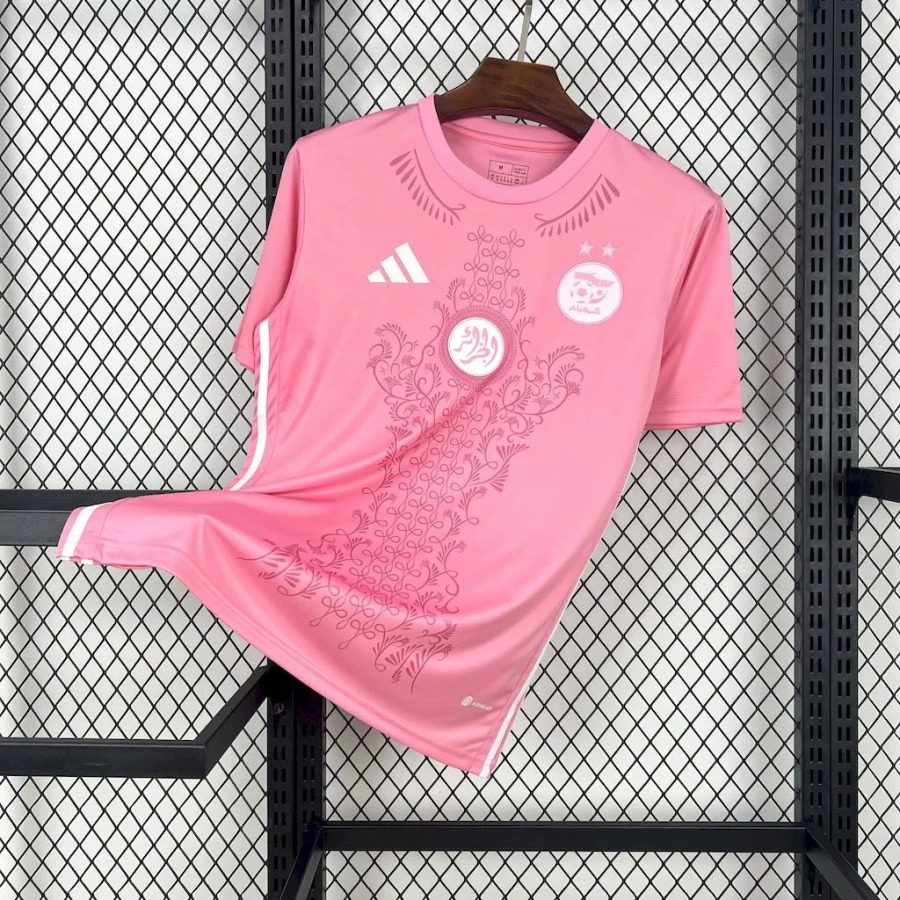 Maillot Algérie 2025-2026 Rose Premium