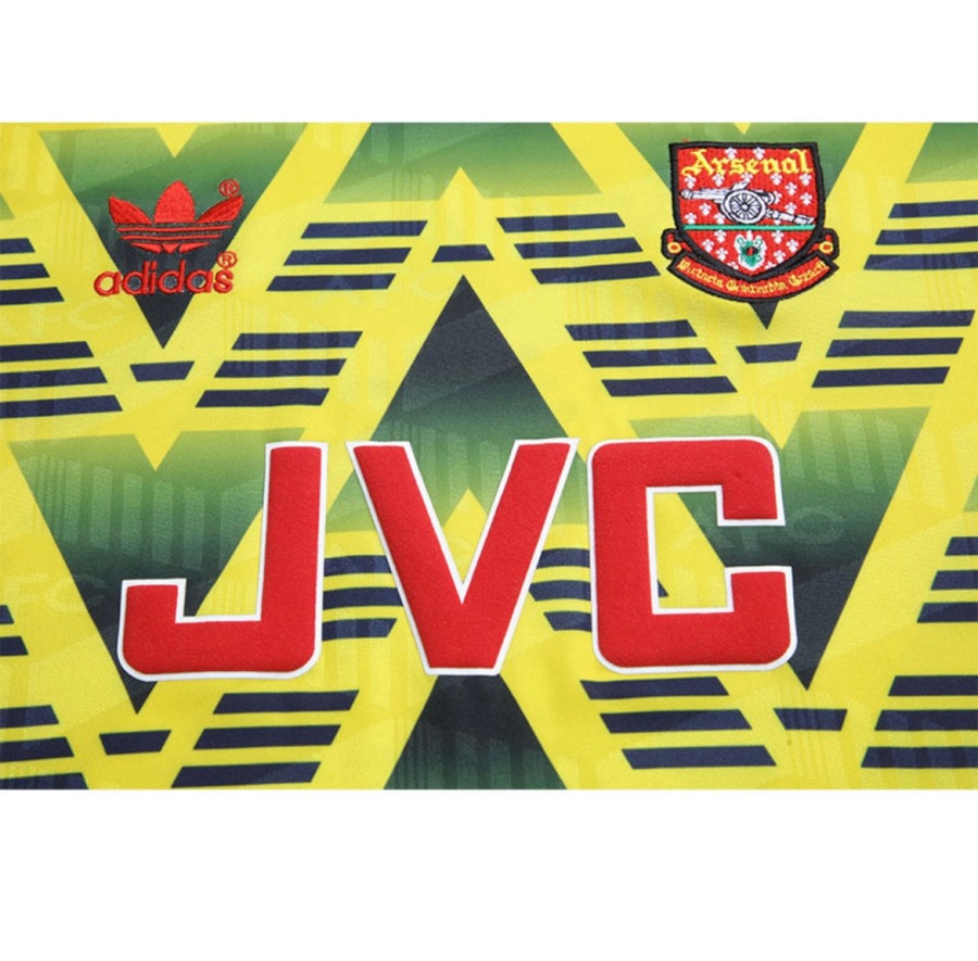 Camiseta Arsenal 1992/93 Segunda Equipación Manga Larga