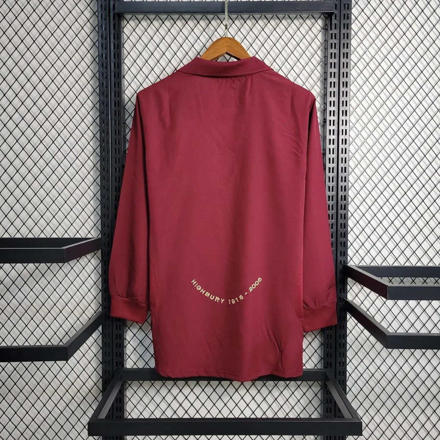 Camiseta Arsenal Retro Manga Larga 2005/06