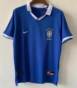 Camiseta Brasil Segunda Equipación 1998