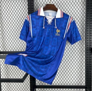 Camiseta Francia Primera Equipación Retro 1996