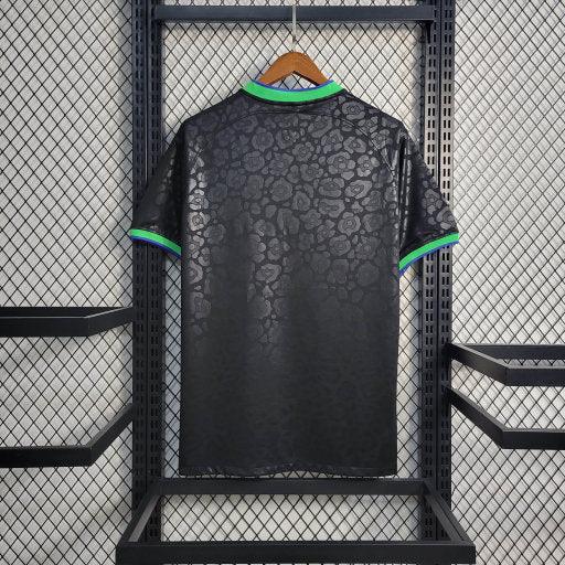 Camiseta Brasil 22/23 Leopardo Negro