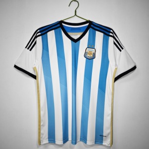 Camiseta Argentina Primera Equipación 2014 Retro