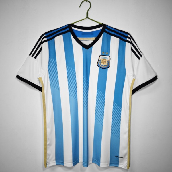 Camiseta Argentina Primera Equipación 2014 Retro
