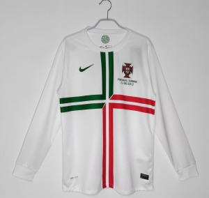 Camiseta Portugal Segunda Equipación 2012 Manga Larga