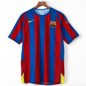 Camiseta Barcelona Primera Equipación 2005-2006 Retro