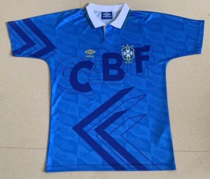 Camiseta Brasil 1992 Segunda Equipación