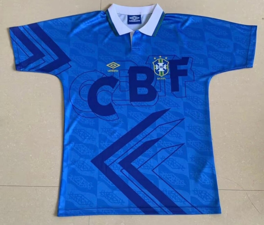 Camiseta Brasil 1992 Segunda Equipación