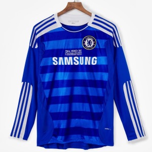 Camiseta Chelsea Primera Equipación 2011-2012 Retro Manga Larga