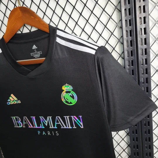 Maillot Real Madrid 2023-2024 Noir Balmain