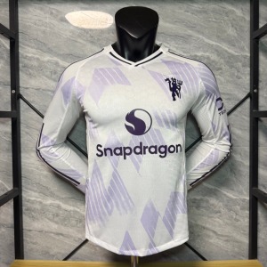 Camiseta Manchester United Segunda Equipación 25/26 Mangas Largas