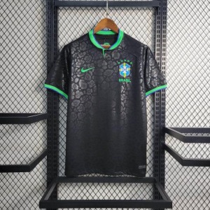 Camiseta Brasil 22/23 Leopardo Negro
