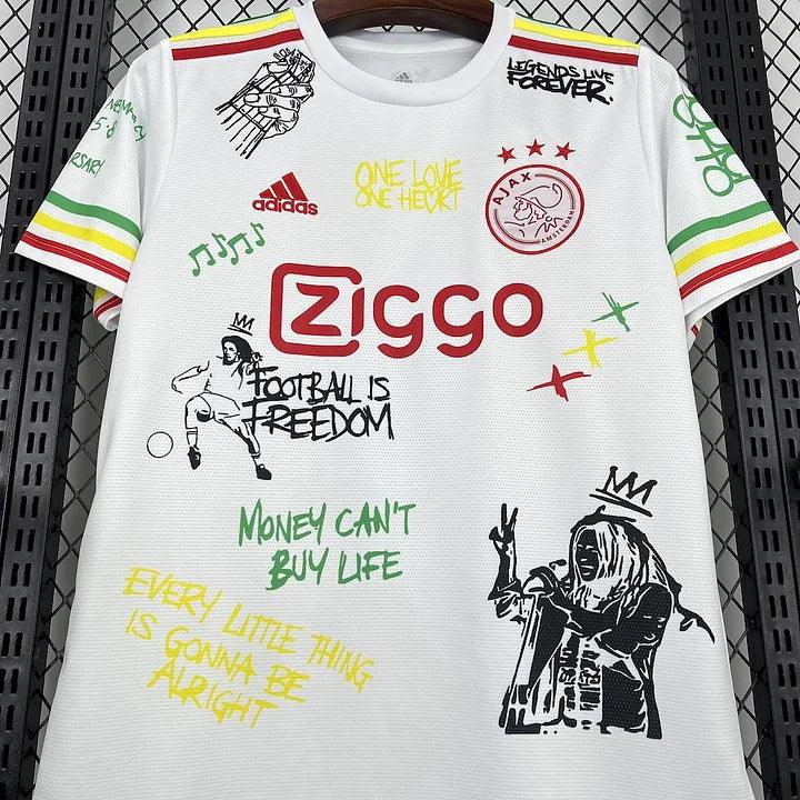 Camiseta Ajax Amsterdam Bob Marley 2025 2026