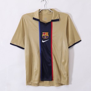 Camiseta Barcelona Segunda Equipación 2001-2002 Retro