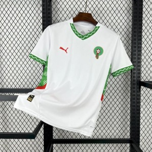 Camiseta Marruecos Segunda Equipación Blanca CAN 2025-26