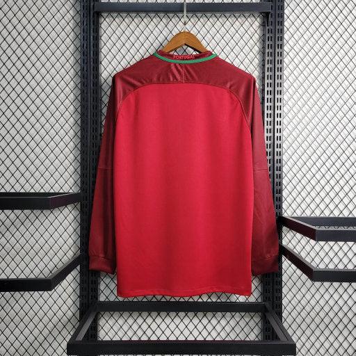 Camiseta Portugal Retro 2016 Mangas Largas