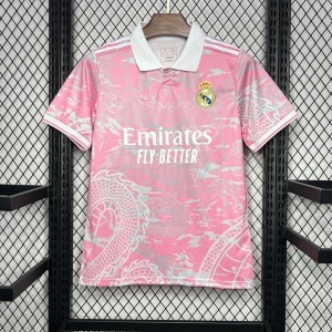 Camiseta Real Madrid 25/26 Polo Rosa Premium