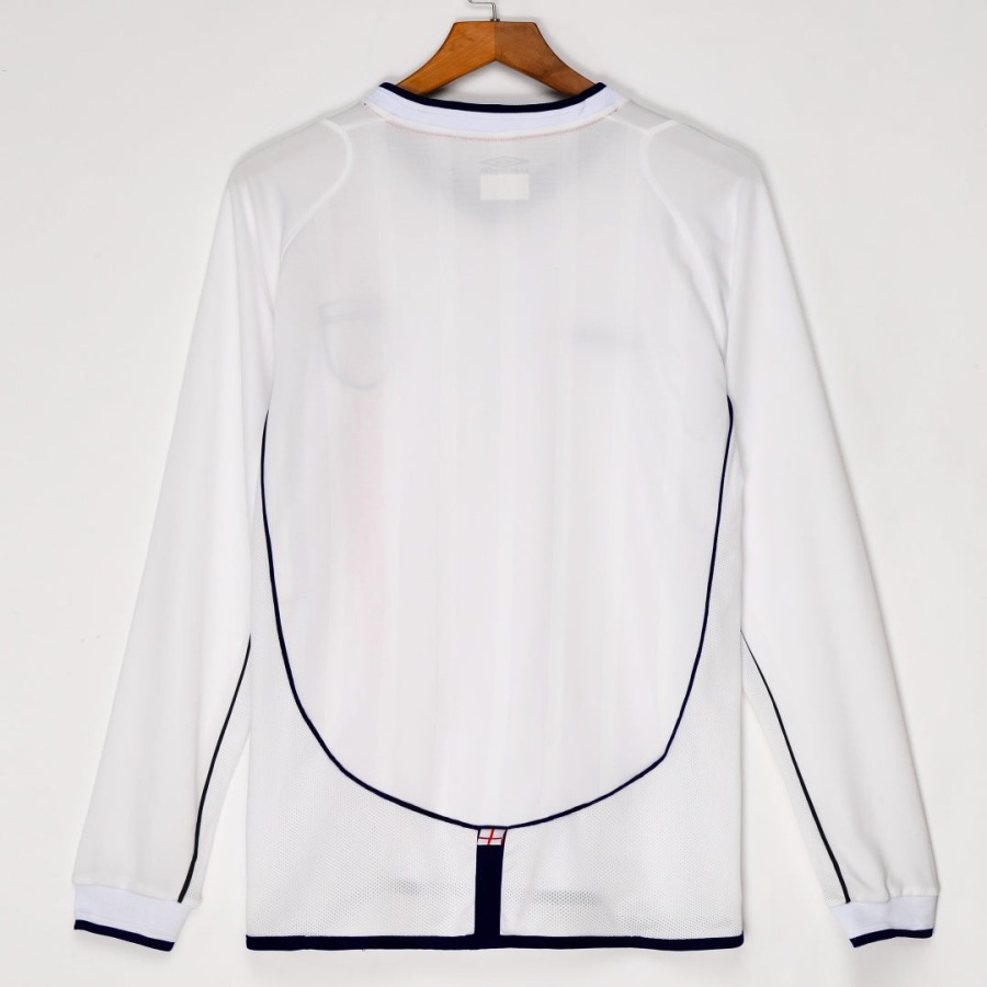 9b4bccc3e8d6a81bda70da82c56f4522.jpg Maillot Angleterre Domicile 2002 Manches Longues Retro