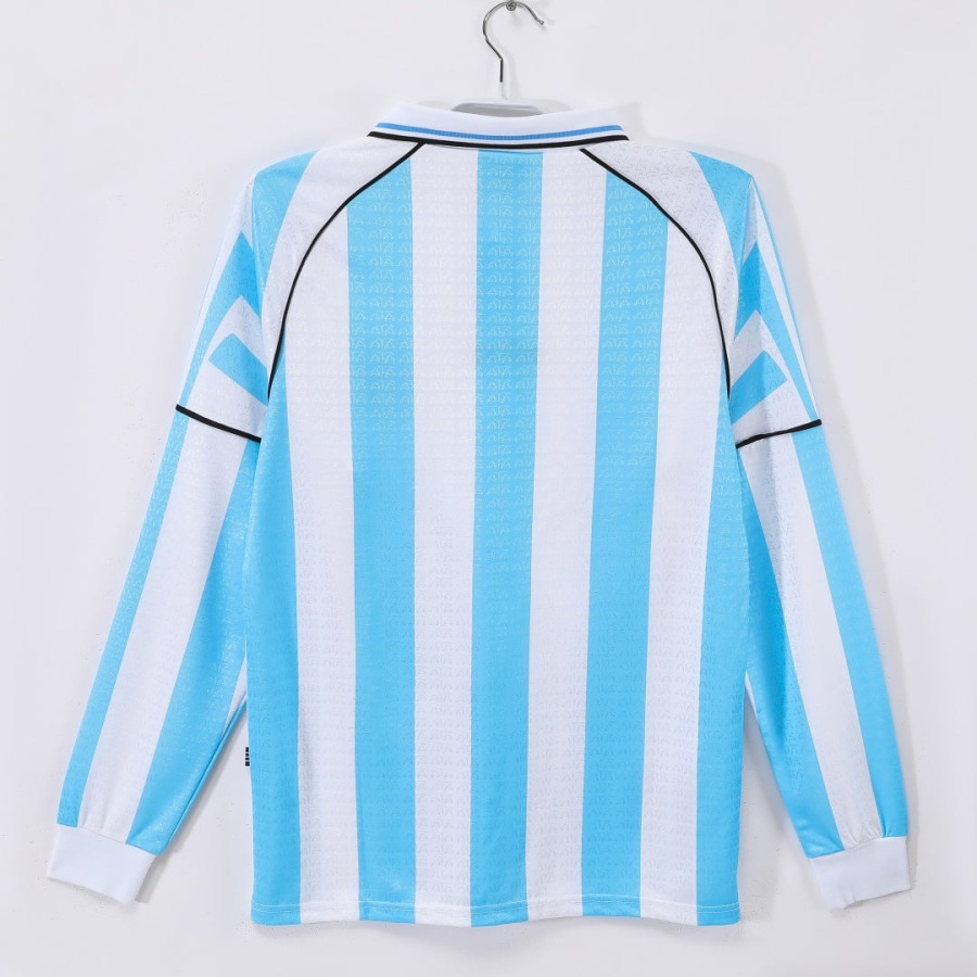 Maillot Argentine Domicile 1998 Rétro Manches Longues
