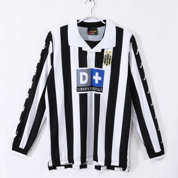 Camiseta Juventus Primera Equipación 1999-2000 Retro Manga Larga