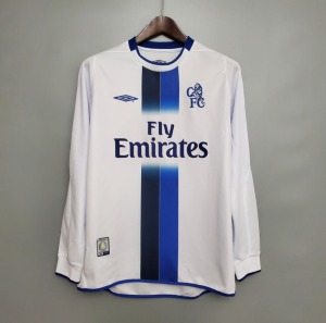 Camiseta Chelsea Segunda Equipación Mangas Largas 2003/04