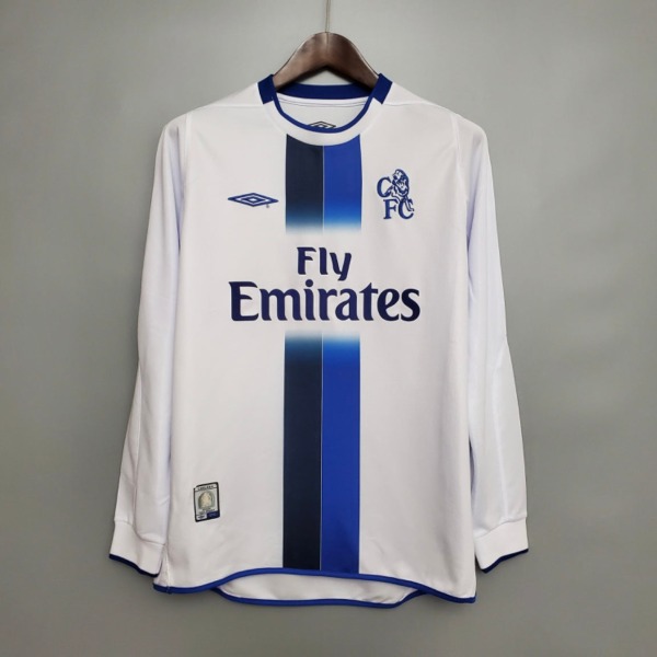 Camiseta Chelsea Segunda Equipación Manga Larga 2003/04