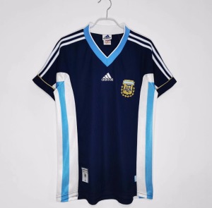 Camiseta Argentina Segunda Equipación 1998