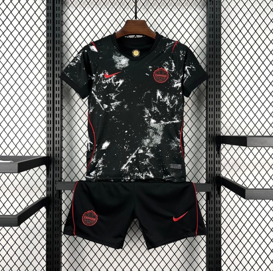 Camiseta Canadá Segunda Equipación 2026 Niños