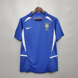 Camiseta Brasil Segunda Equipación 2002