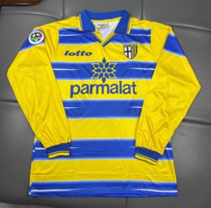 Camiseta Parma 1998/99 Primera Equipación Manga Larga