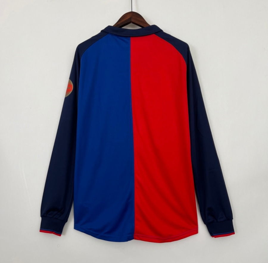 Camiseta FC Barcelona 1999/00 Primera Equipación Mangas Largas