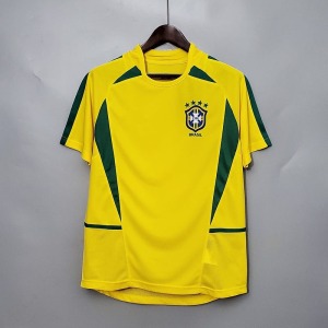 Camiseta Brasil Primera Equipación Retro 2002