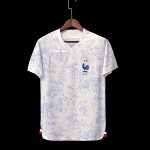 Camiseta Selección de Francia Segunda Equipación Mundial 2022