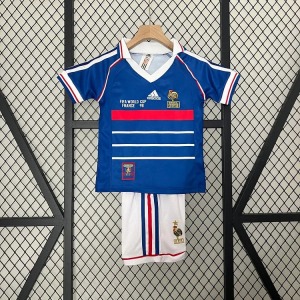 Camiseta Francia Retro 1998 Niños