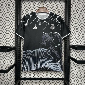 Camiseta Real Madrid Negra & Gris Panther 2024/25