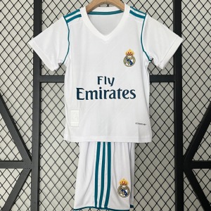 Camiseta Real Madrid Primera Equipación 2017-2018 Niños Retro